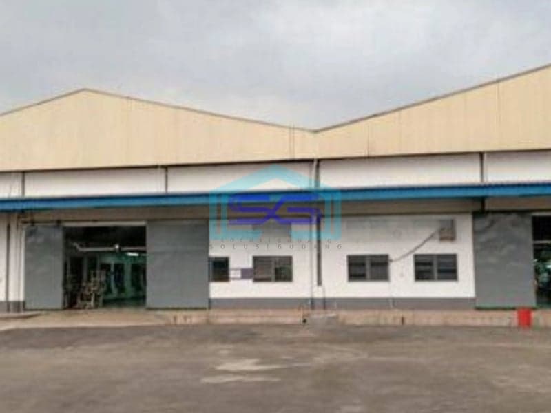 Dijual Cepat Gudang Ex Pabrik 1,2 ha Luas Gudang 7000m2 Garment Pinggir Jalan Raya Strategis dekat Tol Citeureup Bogor