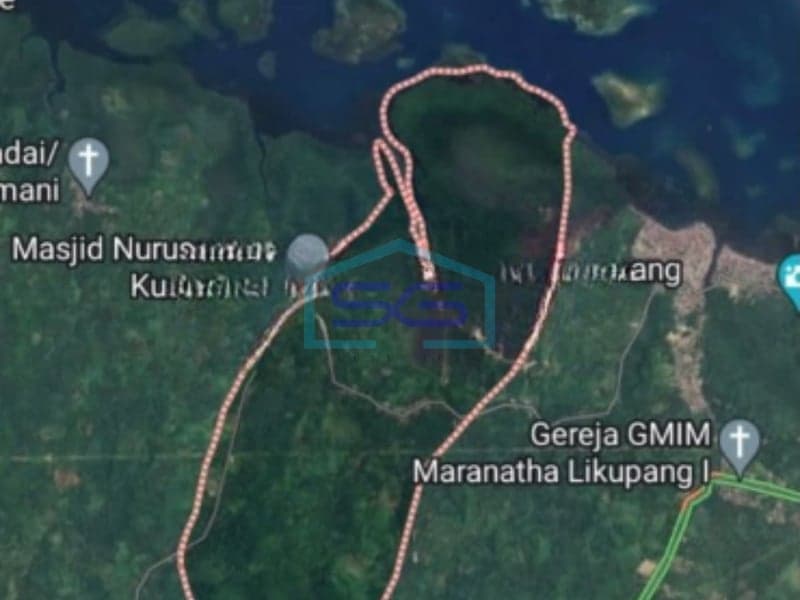 Dijual Tanah di Likupang Barat Desa Sarawet, Minahasa Utara LT 100000 m²