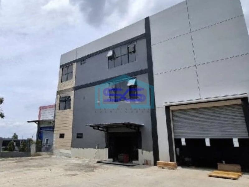 Disewakan Gudang Baru Kawasan Industri Delta Silicon Cikarang Bekasi Luas Bangunan 1128m2
