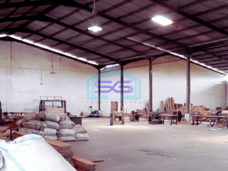 Dijual Gudang LT 1 Ha Ex Pabrik Kayu Pasar Kemis Cikupa Tangerang