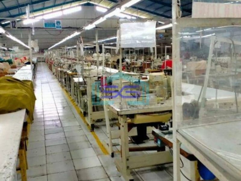 Dijual Pabrik Garment Aktif Jln Raya Laswi Baleendah Bandung LT 30000m2