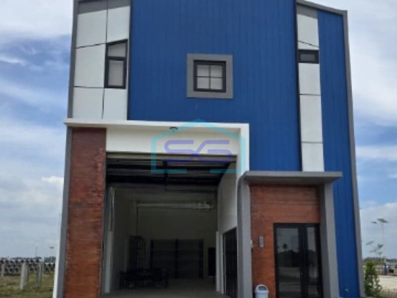 Dijual Gudang Baru + Kantor 2 Lantai Dekat Bandara di Pakuhaji Tangerang LT 360m2