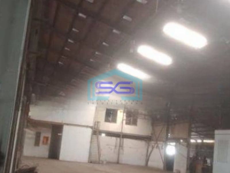Disewakan Lahan Dan Gudang Ex Pabrik Kawasan Jatake Tangerang Luas 1,1 Hektar