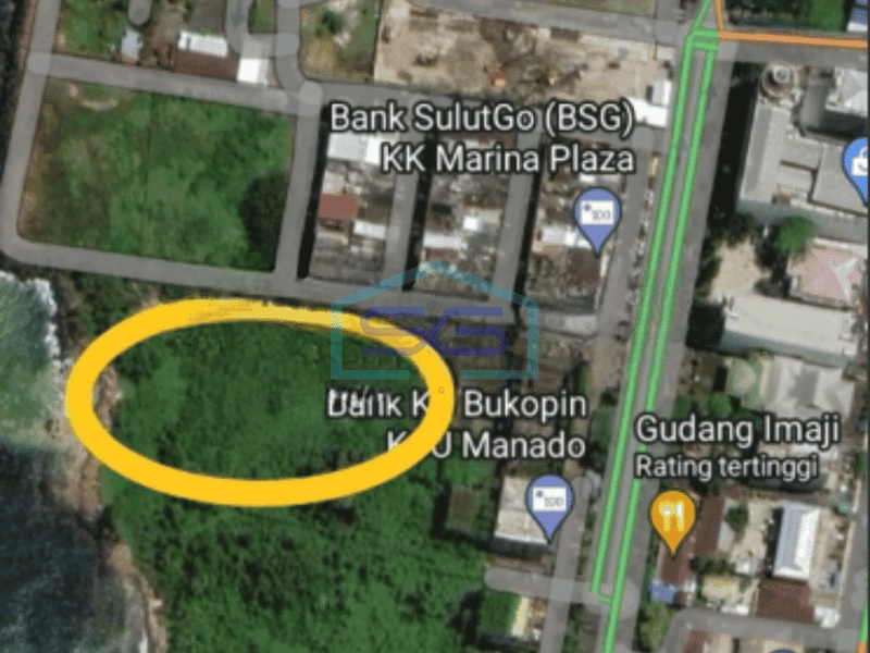 Land for Sale in Blue Banter Area, Manado North Sulawesi 10000 m² Land Area