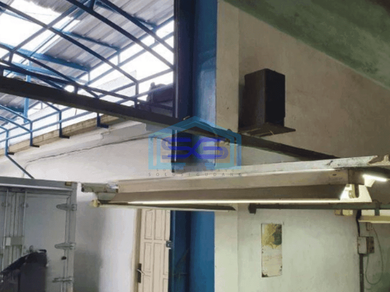 Dijual Gudang di Dadap Tangerang Akses Container 40 Feet Luas Tanah 1582 m²