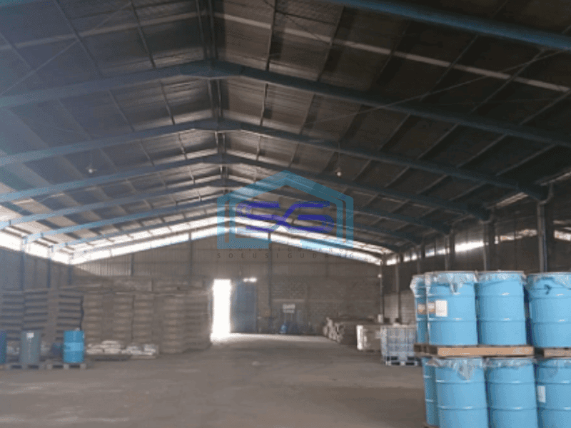 Disewakan Gudang di Karawaci Tangerang Luas Bangunan 1410 m² Akses Container 40 Feet