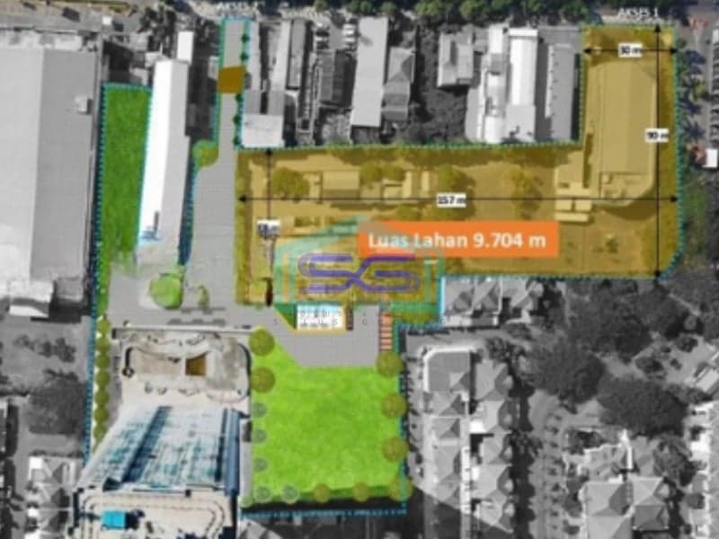 Dijual Tanah Strategis di Wiyung Surabaya Luas Tanah 9704m2
