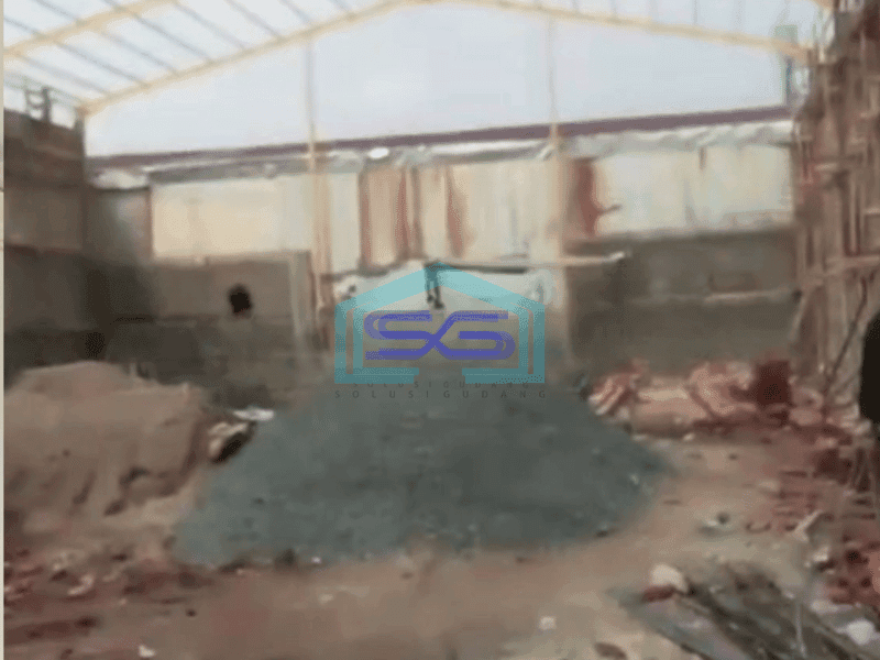 Disewakan Gudang Kav Dpr Tangerang Blok D Luas Bangunan  760 m²