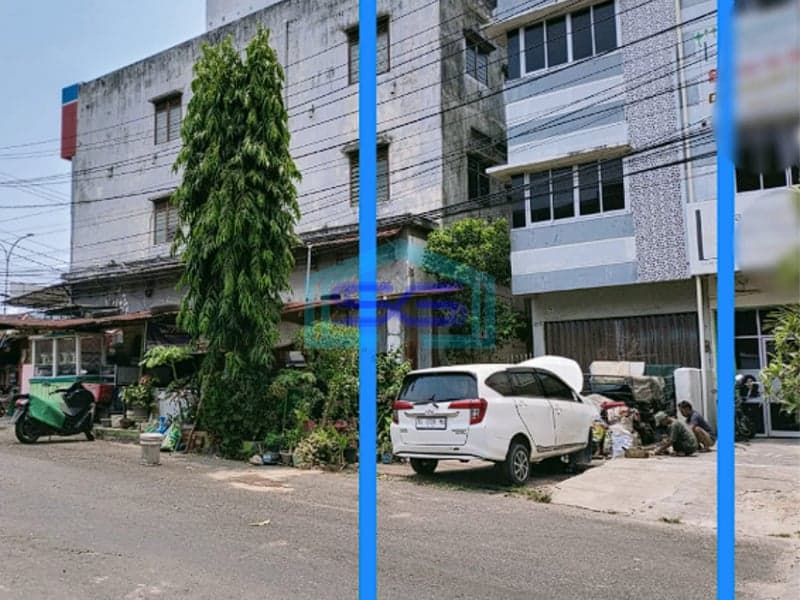 Disewakan Ruko 3 Lantai Lokasi Strategis di Jalan Jenderal Sudirman Kota Palembang LB 176m2