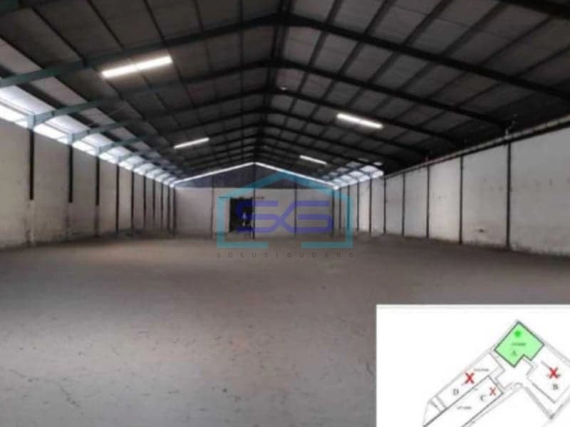 Disewakan Gudang Dekat Komplek Pergudangan di Walisongo, Semarang LB 1039 m²