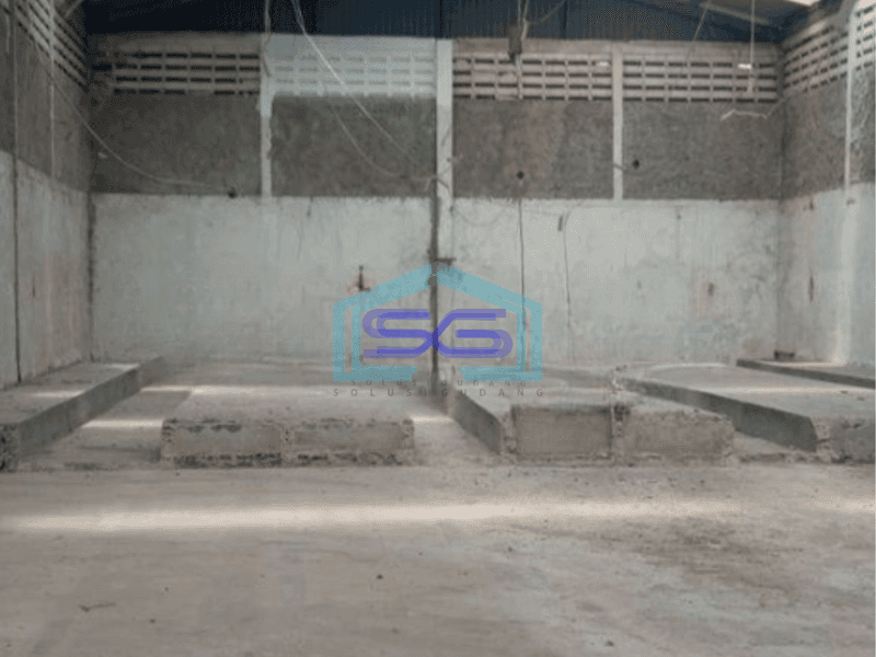Disewakan Gudang Lokasi Strategis di Pamulang Tangerang Selatan Luas Bangunan  950 m²