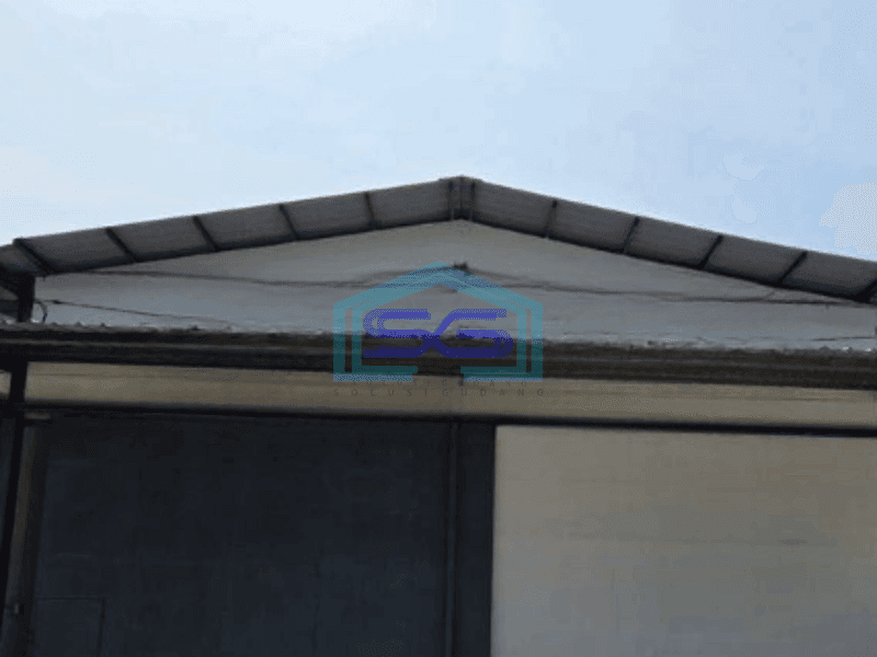 Dijual Gudang Ada Kantor Luas Bangunan 590 m² di Teluk Naga Tangerang