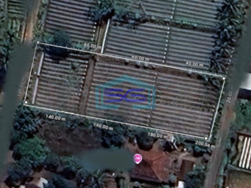 Dijual Tanah Sawah Coock Untuk Villa Di Candibinangun  Pakem Sleman Luas Tanah 1980 m²