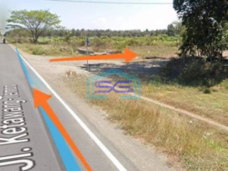 Dijual Tanah Pekarangan, Di Jl Daendels, Purworejo, Jawa Tengah Luas Tanah 5100 m²