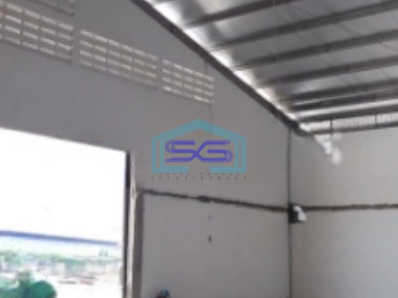 Disewakan Gudang Produksi Telesonic Kadu Jaya, Curug Tangerang LB 1800m2