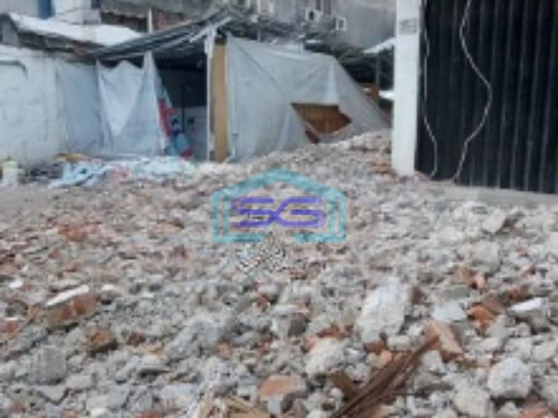 Dijual Tanah Komersil Kavling Pinggir Jalan Besar Grogol Jakarta Barat LT 624m2