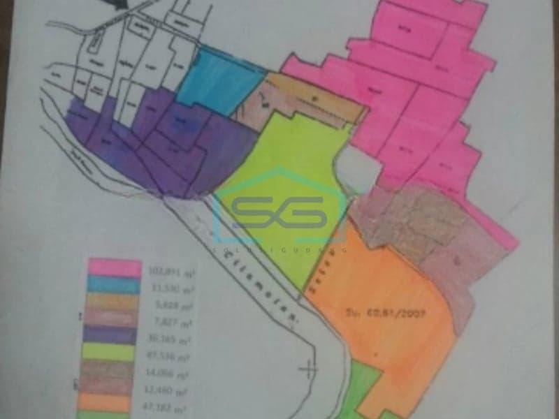 Industrial Land for Sale in Cibogo, Subang, West Java - 10.4 Hectares