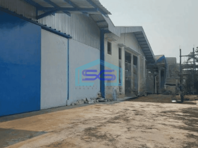 Dijual Gudang Akses Container Luas Bangunan 2070 m² di Cikupa Tangerang