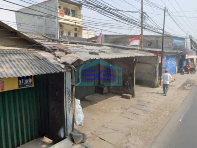 Dijual Ruko 1 Lantai Hitung Tanah Saja di Pinggir Jalan Raya Cengkareng Jakarta Barat LT 250m2
