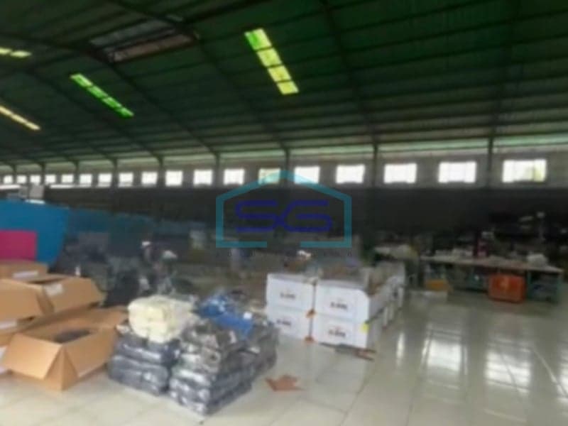Dijual Gudang Luas Bangunan 3348 m² Lokasi Bebas Banjir di Cikupa Tangerang