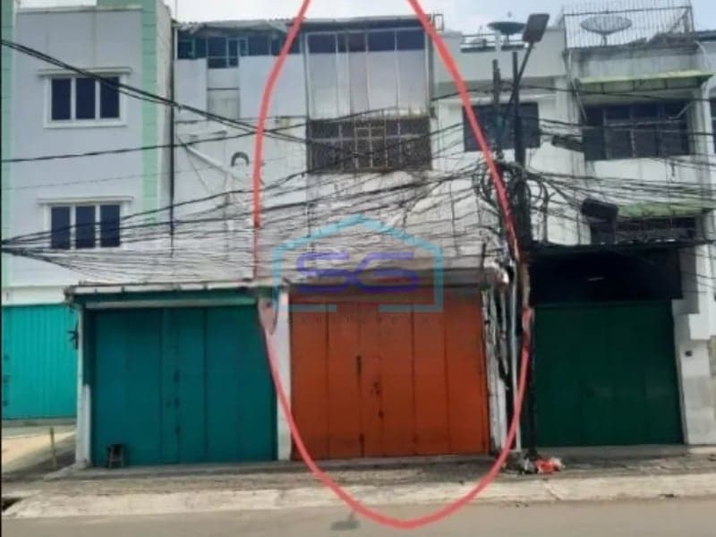Disewakan Ruko di Tambora, Jakarta Barat Luas Bangunan 272 m2