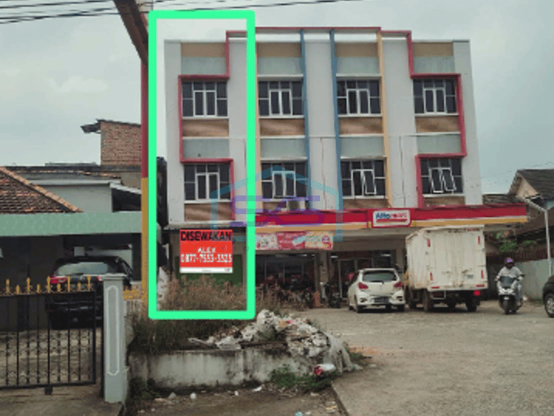 Disewakan 1 Unit Ruko Kota Palembang, Sumatera Selatan Luas Tanah 160 m²