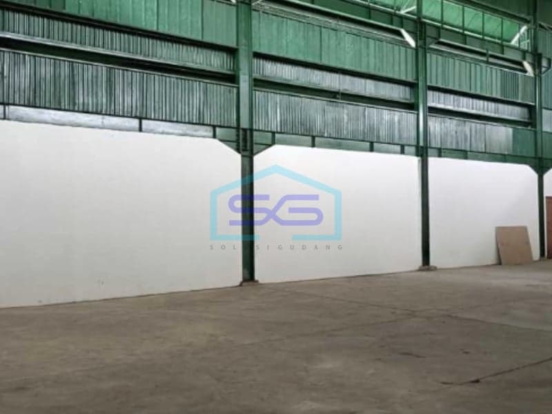 Warehouse for Rent 1100 m² Land Area Flood-Free Location in Jurumudi Tangerang