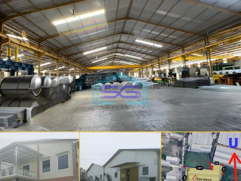 Dijual Pabrik Lokasi di Jl. Pelem Watu Menganti Gresik Jawa Timur LT 14060m2