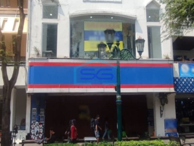 Disewakan Ruko 4 Lantai di Malioboro, Suryatmajan, Danurejan Yogyakarta LB 2400m2