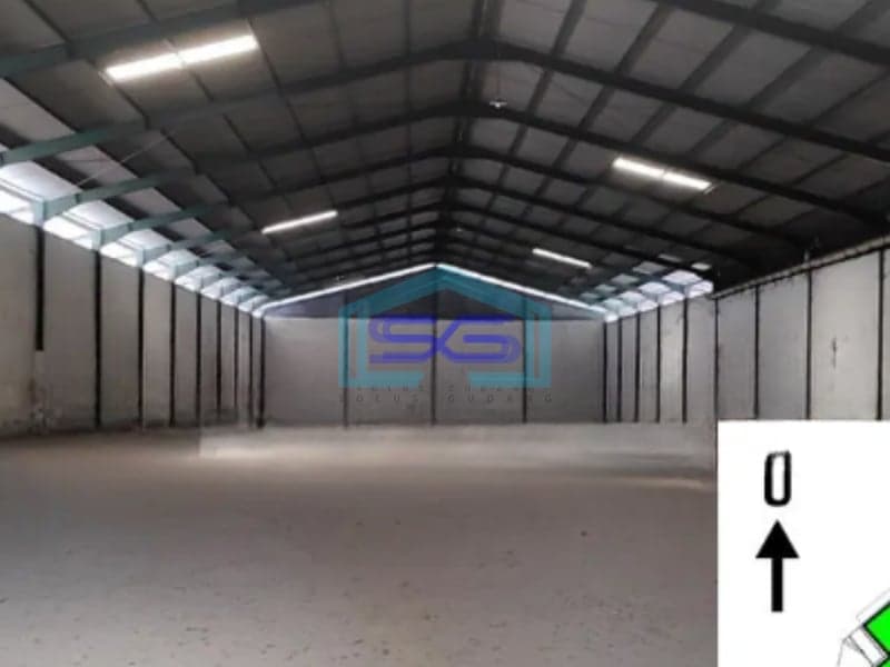 Disewakan gudang di walisongo km 8 semarang barat Luas Bangunan 1877 m²
