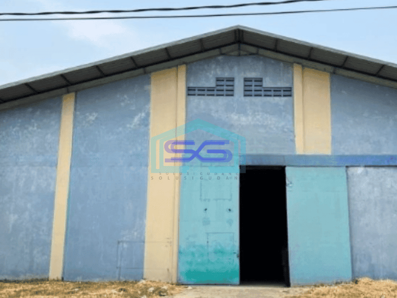 Dijual Gudang Akses Container Luas Bangunan  1242 m² di Dadap Tangerang