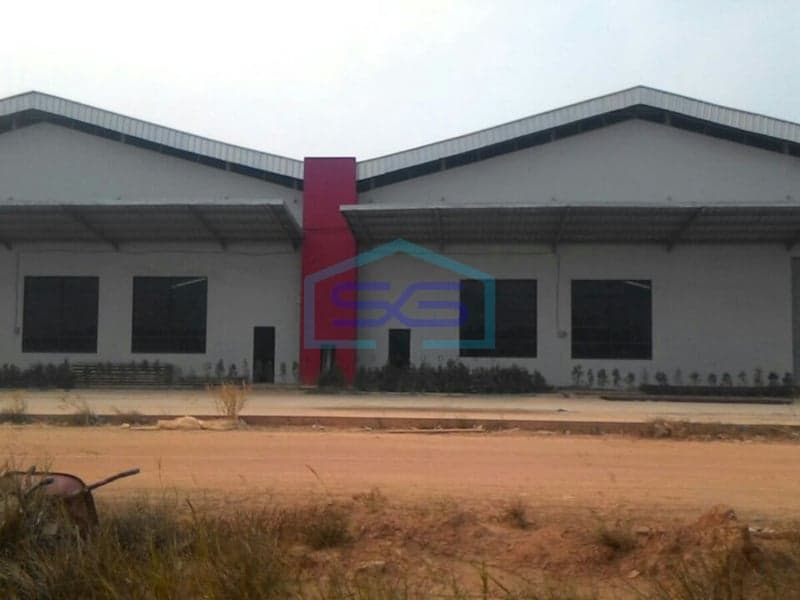 Disewakan Gudang Bagus Siap Komplek Pergudangan Banyuasin, Sumatera Selatan Luas Bangunan 1104 m2