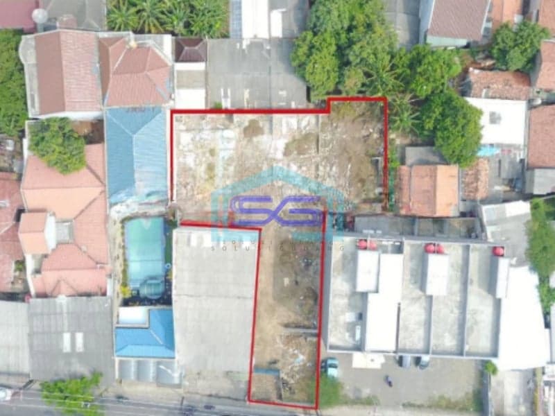 Dijual Tanah SHM Pinggir Jalan Besar Karang Tengah Tangerang Luas 834 m²