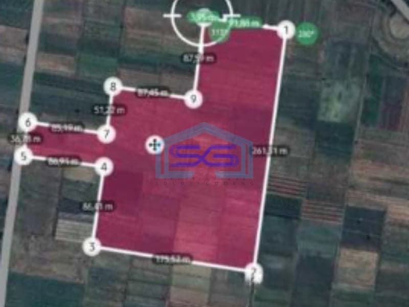Dijual Tanah Zona Industri Luas Tanah 40000m2 Cepoko, Sumberlawang Sragen Jawa Tengah