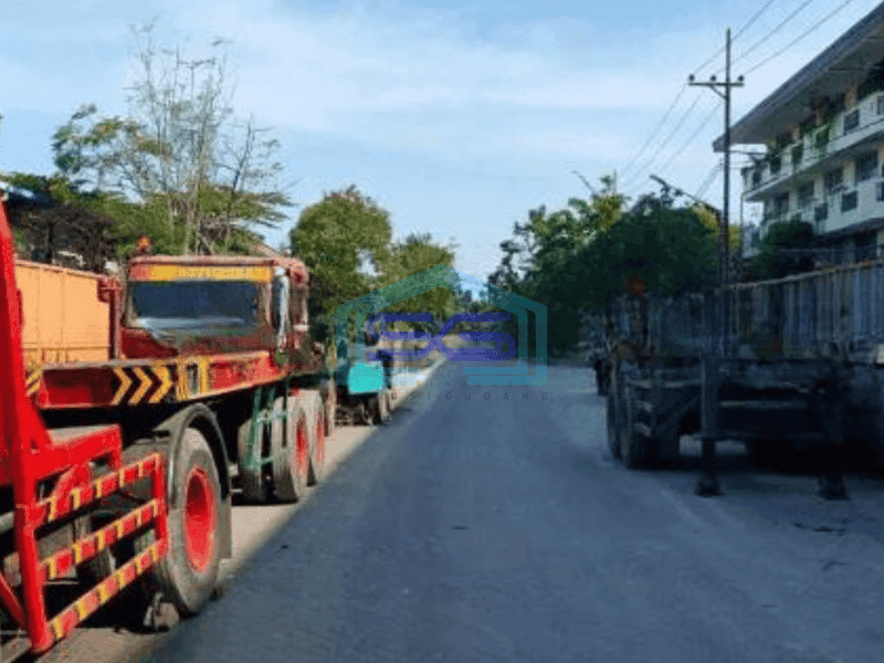 Disewakan Gudang Teluk Kumai Dekat Pelabuhan Perak Parkir Luas Surabaya