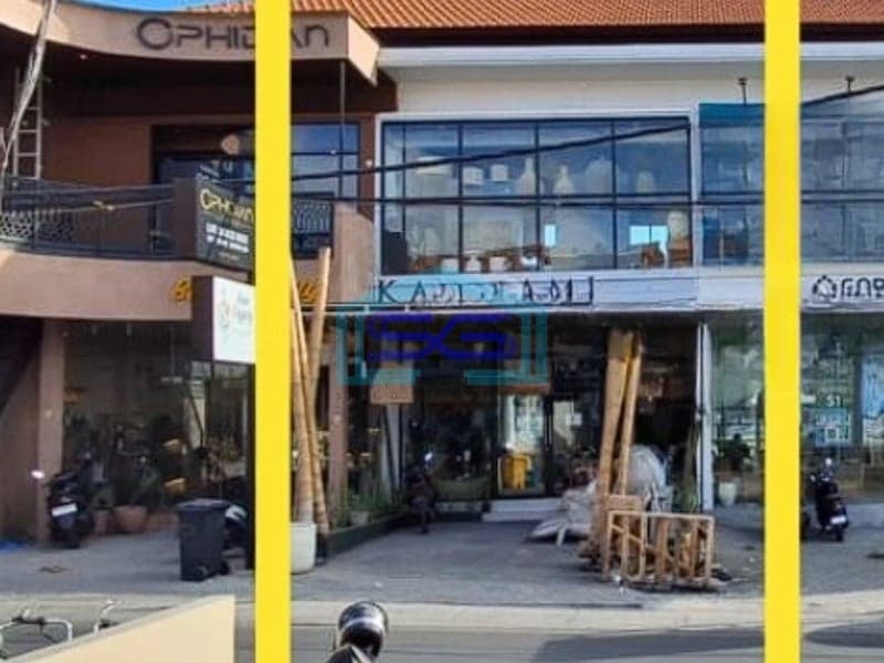 Disewakan Ruko 2 Lantai Ramai Walk-In Di Brawa Canggu Badung Bali LB 135m2