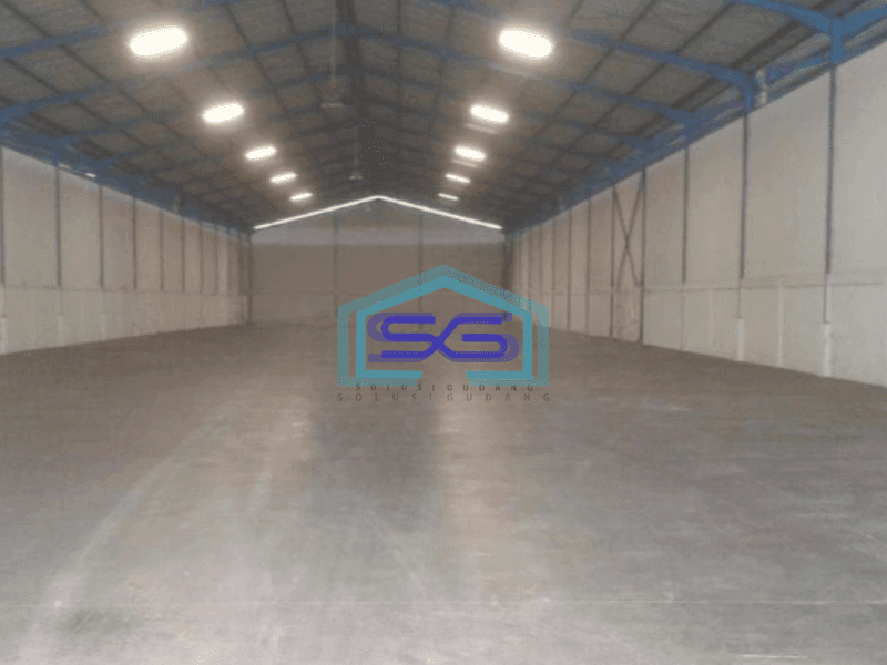 Disewakan Gudang Akses Container 20 Feet di Cikupa Tangerang Luas Bangunan  1600 m²