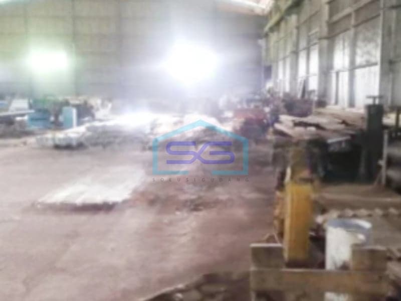 Dijual Gudang Luas Tanah 2570 m2 Lokasi di Cikupa Tangerang