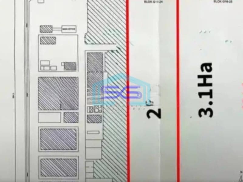 Dijual Cepat Tanah Industri Jababeka Cikarang Utara Jawa Barat Luas Tanah 31000 m²