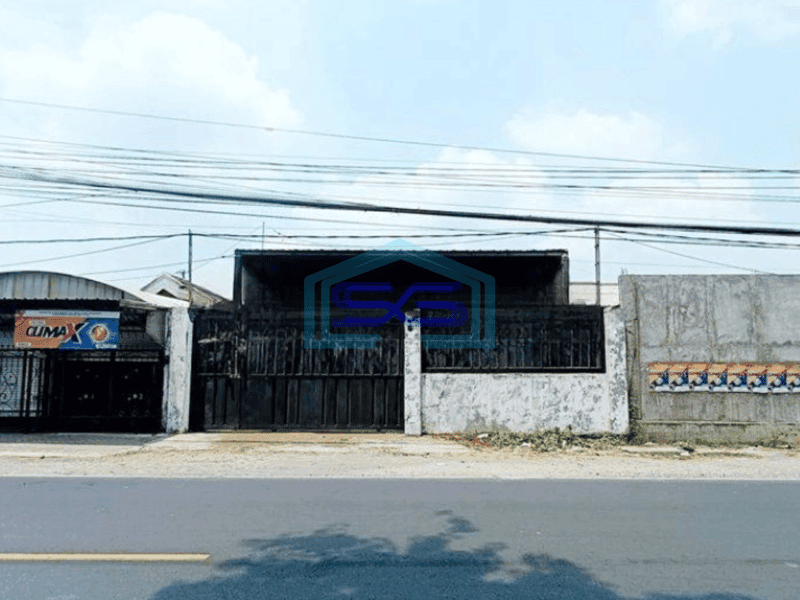 Dijual Gudang Murah Di Jln Raya Cerme Gresik Dekat Tol Luas 405m2 Akses Kontainer