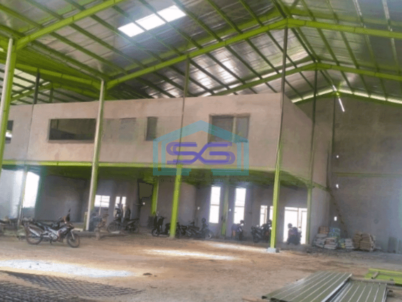 Disewakan Gudang Akses Container 40 Feet Luas Bangunan 1920 m² di Cikupa Tangerang