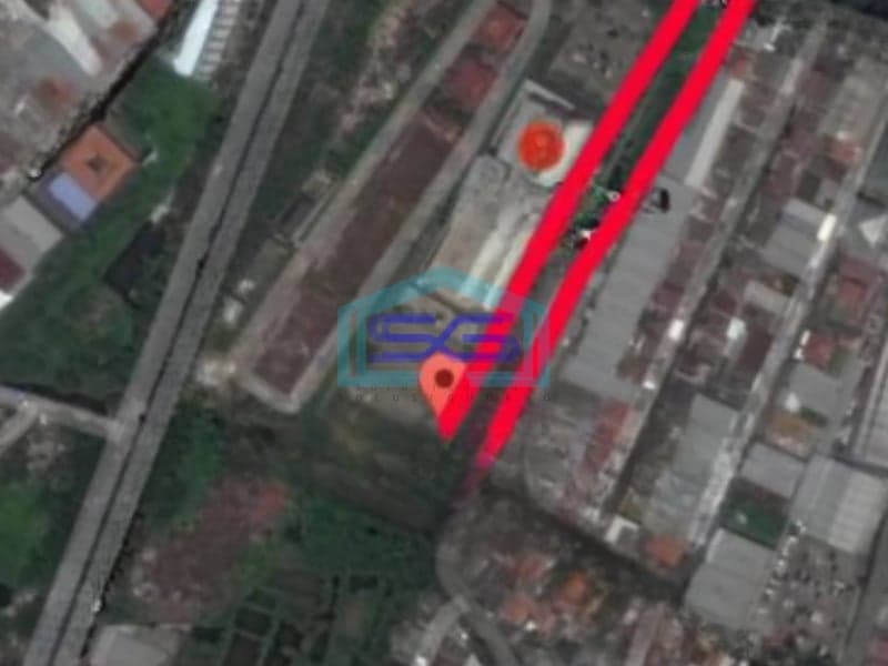 Dijual Tanah Komersial di Jalan Kenjeran Surabaya Luas Tanah 2228m2