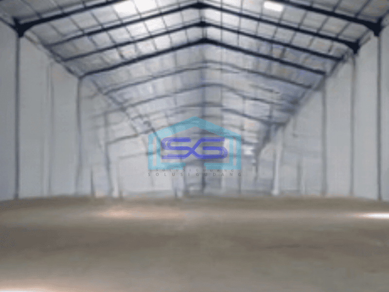 Disewakan Gudang Luas Tanah  1500 m² Lokasi Bebas Banjir di Dadap Tangerang