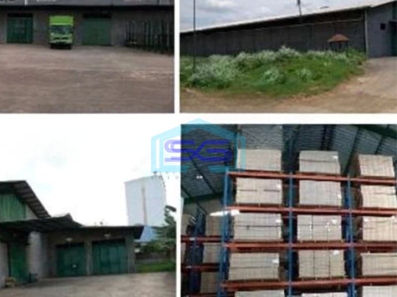 Dijual Gudang Lokasi Bebas Banjir di Pasir Jaya Tangerang Luas Bangunan 2346 m²