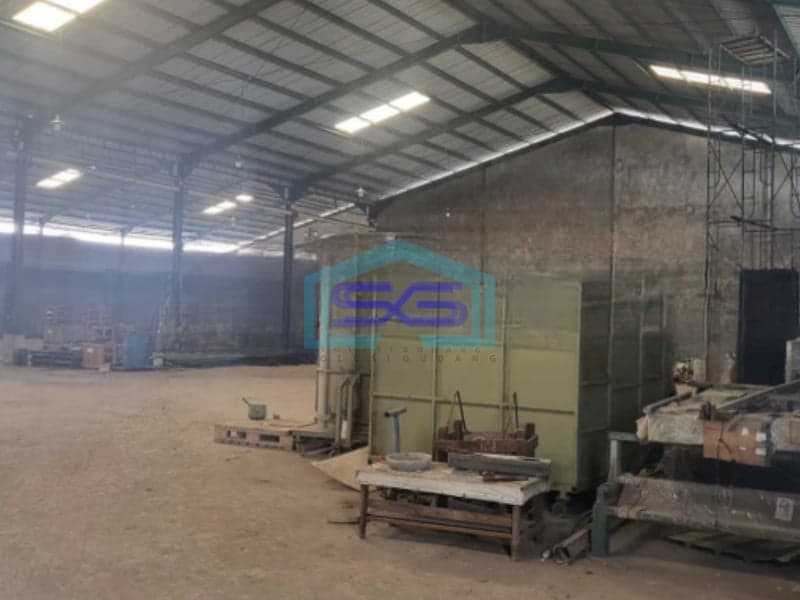 Dijual Gudang Ex Pabrik Luas Tanah 9636 m² Lokasi Jati Uwung Tangerang