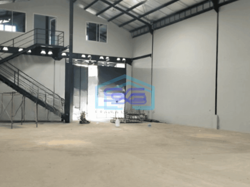 Disewakan Gudang Luas Bangunan 486 m² Akses Container 40 Feet di Tigaraksa Tangerang
