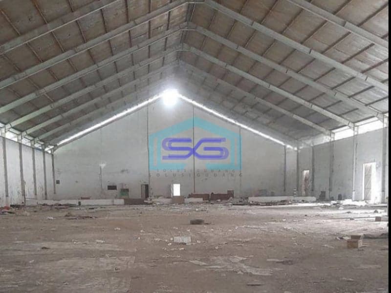Dijual Gudang Bagus Strategis Dipinggir Jalan Gunung Sindur Bogor LT 5092m2