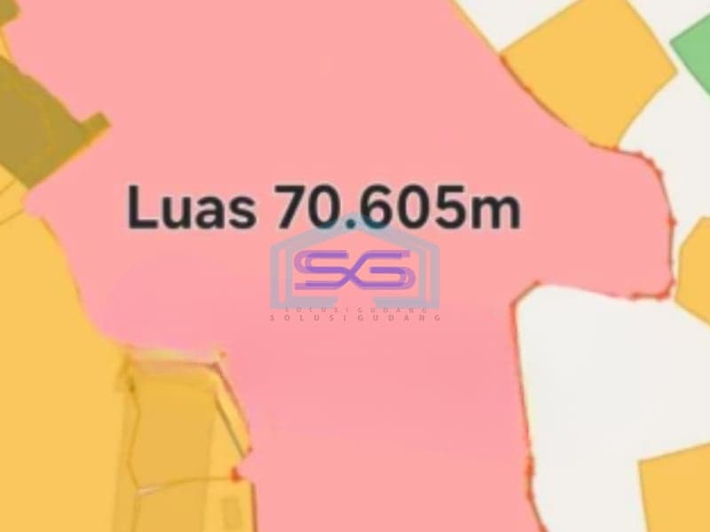 Dijual Tanah Luas 70605 m² Lokasi Legok Tangerang