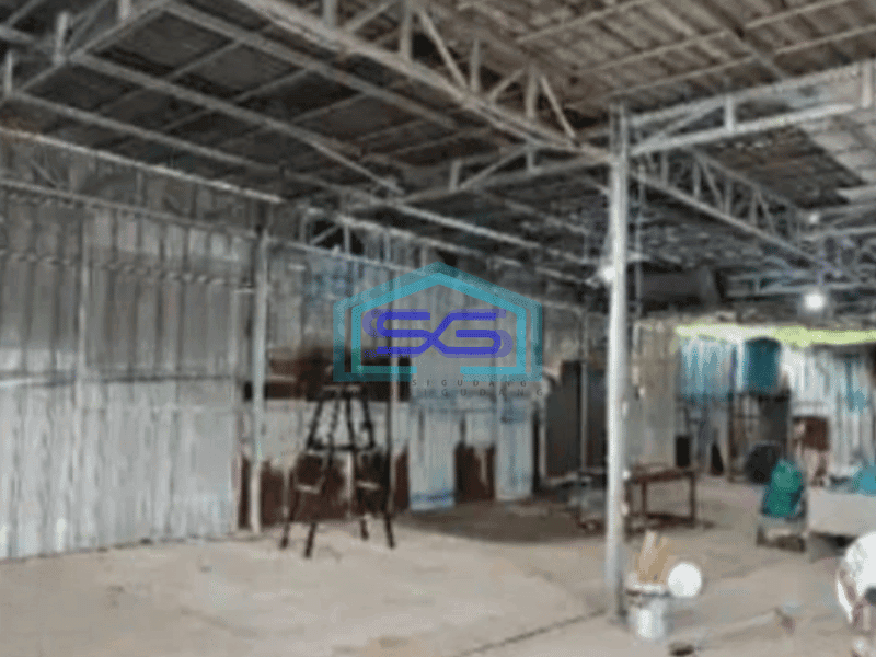 Disewakan Gudang Luas Bangunan  200 m² di Pinggir Jalan Raya Pinang Tangerang