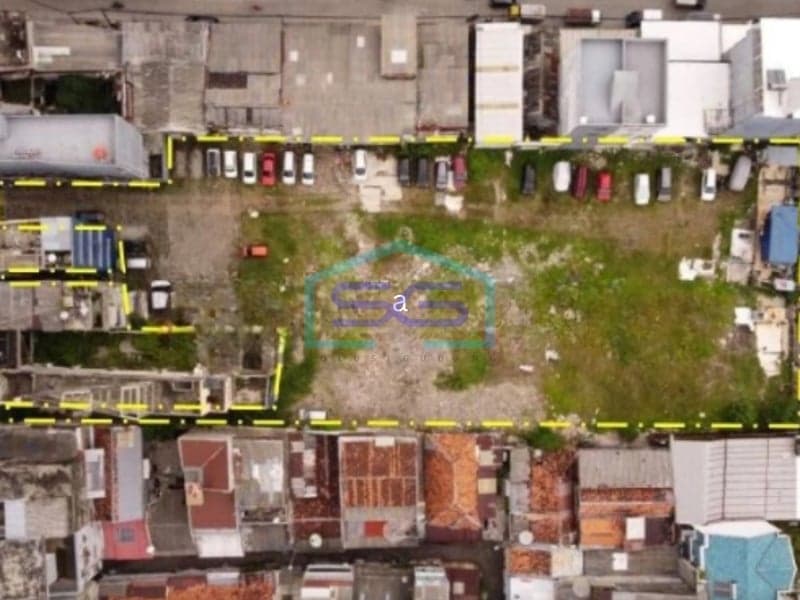 Dijual Tanah di Pusat Kota Lokasi Strategis di Jakarta Pusat Luas Tanah 3.593 m²